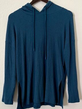 NAADAM Blue Cashmere Blend Hoodie Women’s Pullover Sweater Size Small